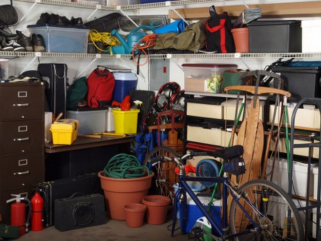 Clean and organized business workspace after waste removal